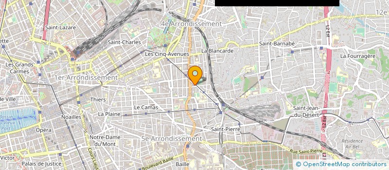 localisation de l'entreprise MADAME SARAH GUENOUN à MARSEILLE 4EME