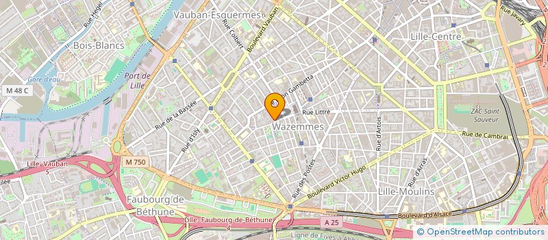 localisation de l'entreprise MADAME SARAH GUERDON  LILLE