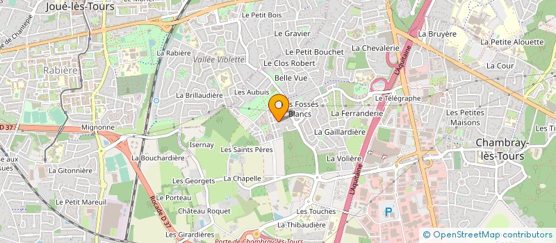 localisation de l'entreprise MADAME SARAH GUEREAU  CHAMBRAY-LES-TOURS