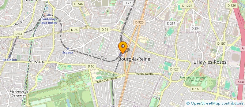 localisation de l'entreprise MADAME SARAH GUERFA à BOURG-LA-REINE