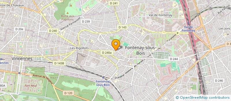 localisation de l'entreprise MADAME SARAH GUERTIN à FONTENAY-SOUS-BOIS