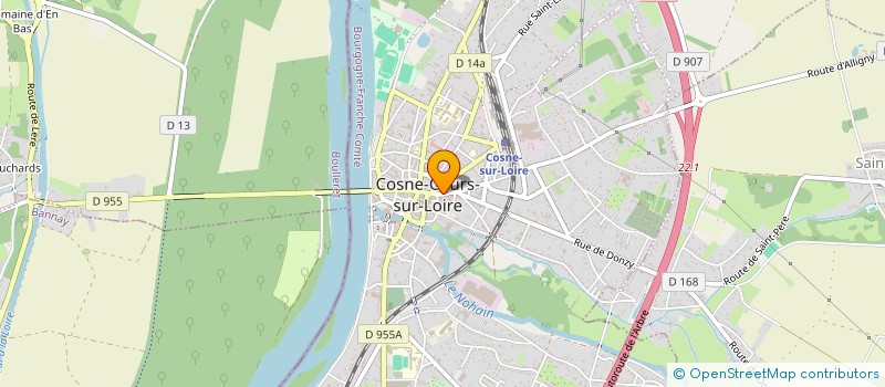 localisation de l'entreprise MADAME SARAH GUFFROY à COSNE-COURS-SUR-LOIRE