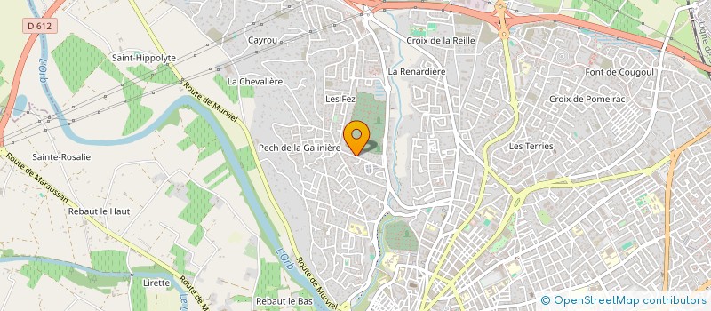 localisation de l'entreprise MADAME SARAH GUIBBERT à BEZIERS