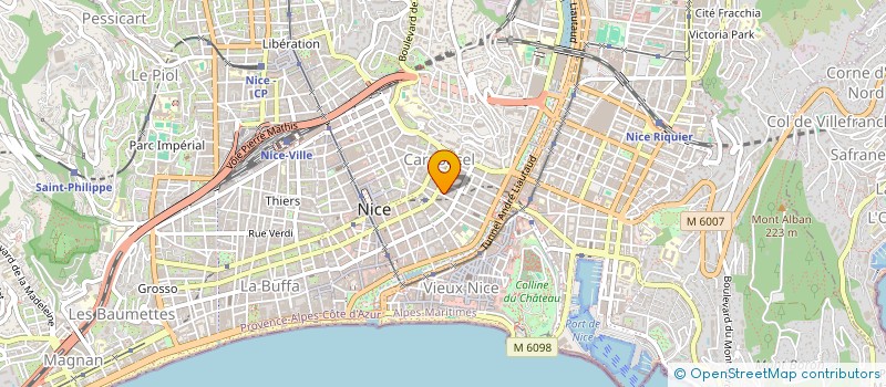 localisation de l'entreprise MADAME SARAH GUILLET  NICE