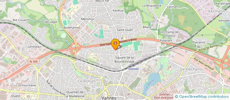 localisation de l'entreprise MADAME SARAH GUILLO  VANNES