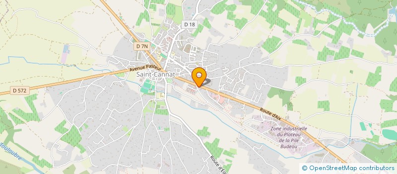 localisation de l'entreprise MADAME SARAH GUILLONNEAU  SAINT-CANNAT