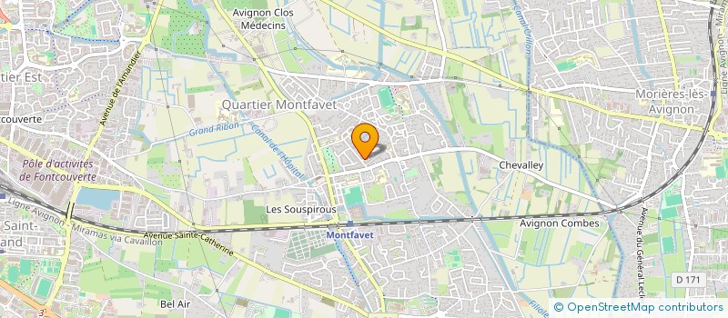 localisation de l'entreprise MADAME SARAH GUINDOS  AVIGNON