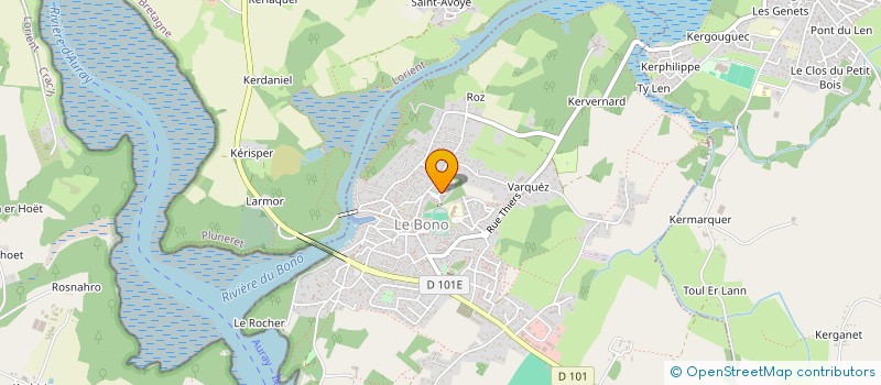 localisation de l'entreprise MADAME SARAH GUIONIE  LE BONO