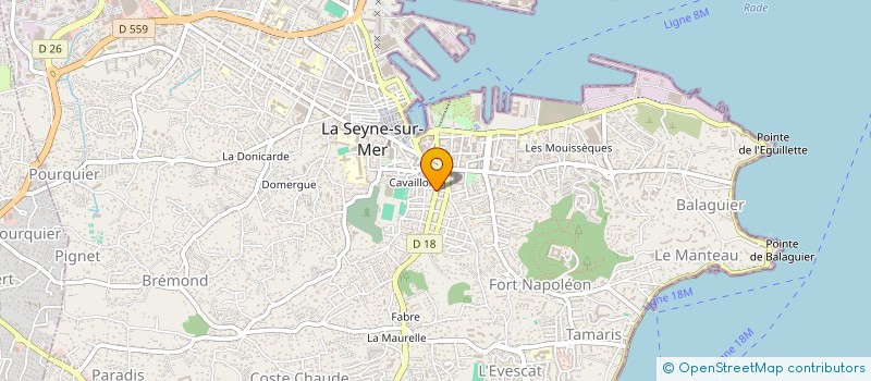 localisation de l'entreprise MADAME SARAH GUITOUN à LA SEYNE-SUR-MER