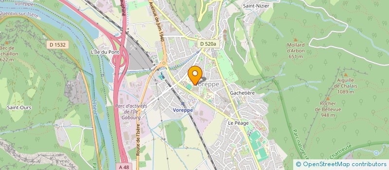 localisation de l'entreprise MADAME SARAH GULISANO  VOREPPE