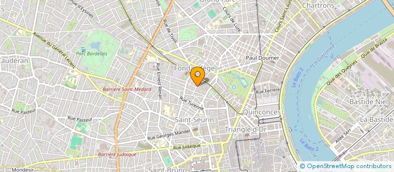 localisation de l'entreprise MADAME SARAH HADDAD  BORDEAUX