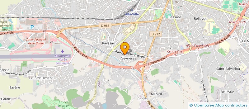 localisation de l'entreprise MADAME SARAH HADJADJ à ALBI