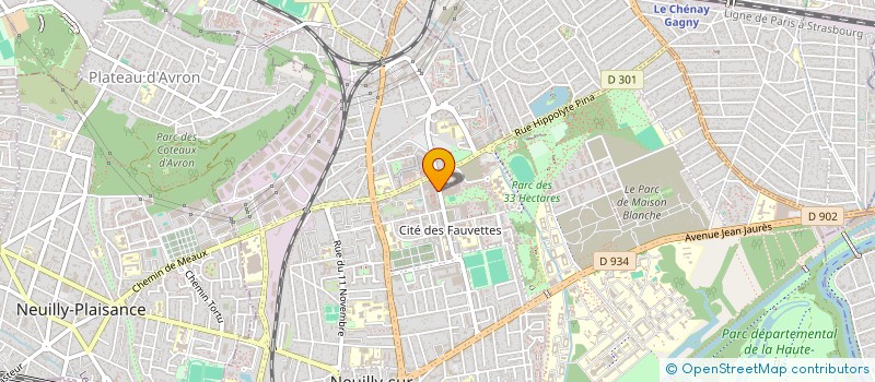 localisation de l'entreprise MADAME SARAH HAFFAR à NEUILLY-SUR-MARNE
