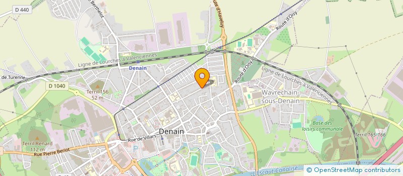 localisation de l'entreprise MADAME SARAH HAGGOUCHI  DENAIN