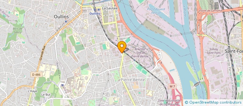 localisation de l'entreprise MADAME SARAH HAJ ABDALLLAH  OULLINS-PIERRE-BENITE