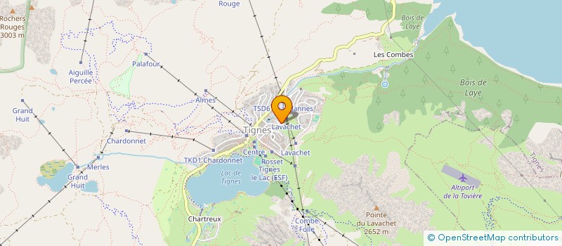 localisation de l'entreprise MADAME SARAH HALOUANE  TIGNES