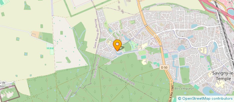localisation de l'entreprise MADAME SARAH HANANE SAHBI  SAVIGNY-LE-TEMPLE