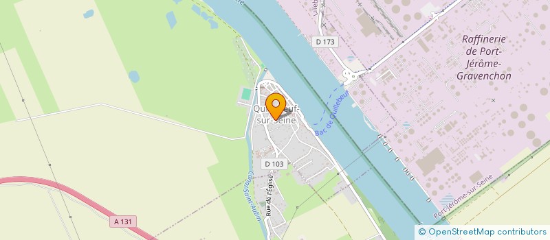 localisation de l'entreprise MADAME SARAH HAUCHECORNE  QUILLEBEUF-SUR-SEINE