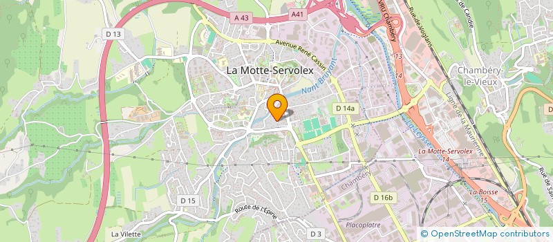 localisation de l'entreprise MADAME SARAH HAVART à LA MOTTE-SERVOLEX