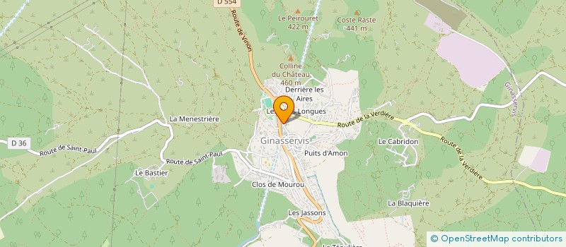 localisation de l'entreprise MADAME SARAH HEBERT  GINASSERVIS