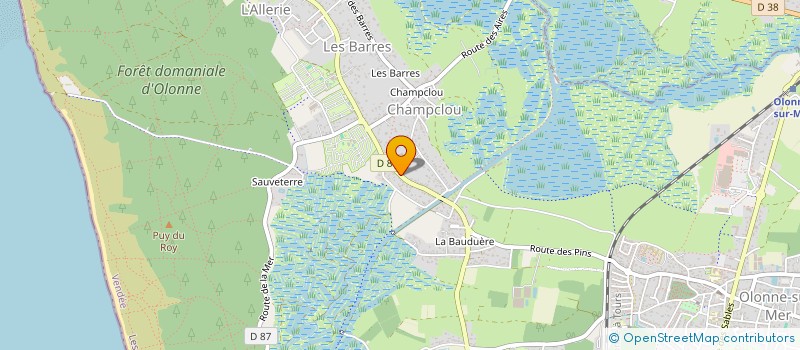 localisation de l'entreprise MADAME SARAH HELENA TAMARA ANDREOTTI à LES SABLES D'OLONNE