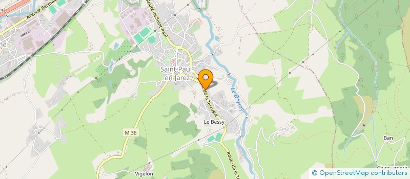 localisation de l'entreprise MADAME SARAH HENINI  SAINT-PAUL-EN-JAREZ