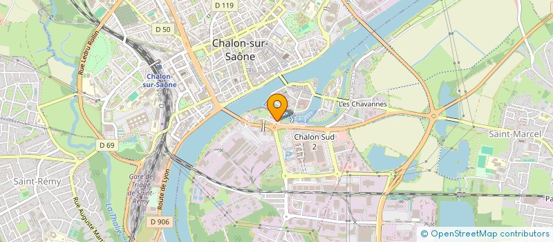 localisation de l'entreprise MADAME SARAH HENRY  CHALON-SUR-SAONE