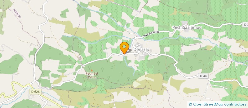 localisation de l'entreprise MADAME SARAH HERMEL  DONAZAC