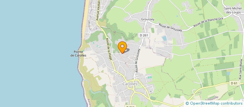 localisation de l'entreprise MADAME SARAH HERPIN  CAROLLES