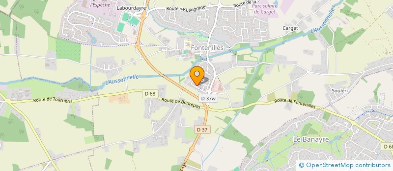 localisation de l'entreprise MADAME SARAH HERVE  FONTENILLES