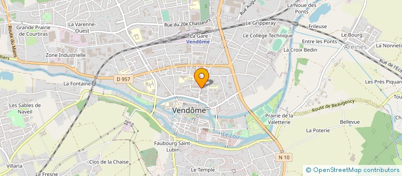 localisation de l'entreprise MADAME SARAH HIPPOLYTE à VENDOME