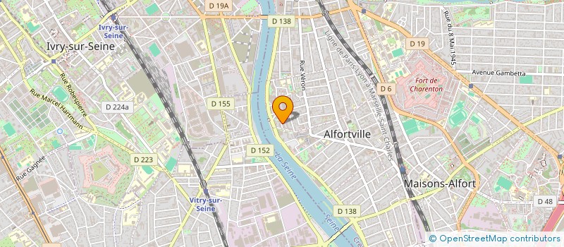 localisation de l'entreprise MADAME SARAH HOERLE à ALFORTVILLE