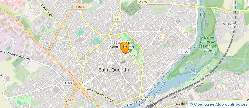 localisation de l'entreprise MADAME SARAH HOLLIER à SAINT-QUENTIN