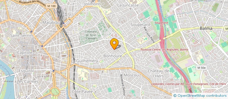 localisation de l'entreprise MADAME SARAH HOUCK à TOULOUSE