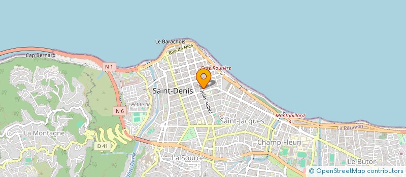 localisation de l'entreprise MADAME SARAH HOUSSEN à SAINT-DENIS