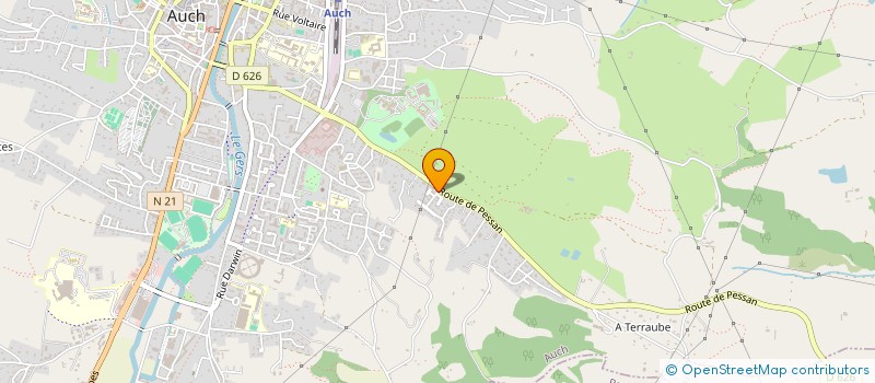 localisation de l'entreprise MADAME SARAH HOVASSE  AUCH