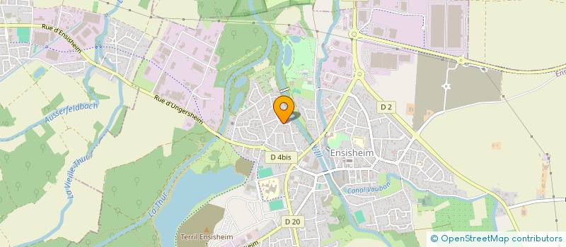 localisation de l'entreprise MADAME SARAH HUBER  ENSISHEIM