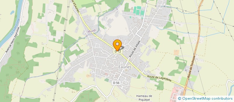 localisation de l'entreprise MADAME SARAH HUETTE  EAUNES