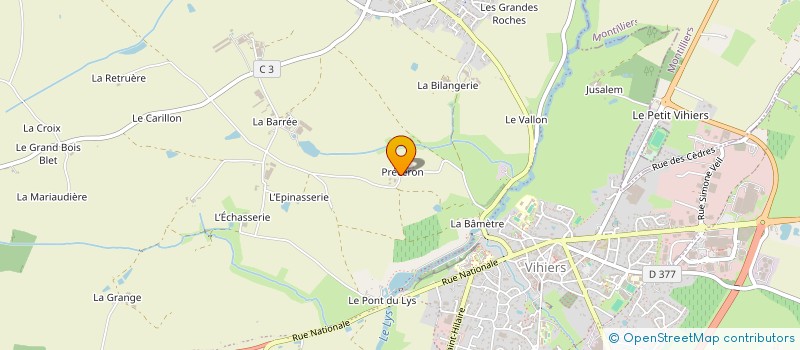 localisation de l'entreprise MADAME SARAH HUMEAU à LYS-HAUT-LAYON