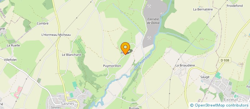 localisation de l'entreprise MADAME SARAH HUTIN  SAIVRES