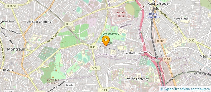 localisation de l'entreprise MADAME SARAH IBRAHIM à MONTREUIL