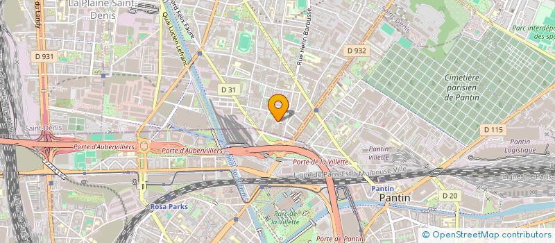 localisation de l'entreprise MADAME SARAH IDRIS-PACHA  AUBERVILLIERS