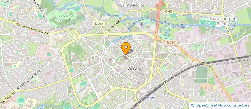 localisation de l'entreprise MADAME SARAH IKHADRIOUENE à ARRAS