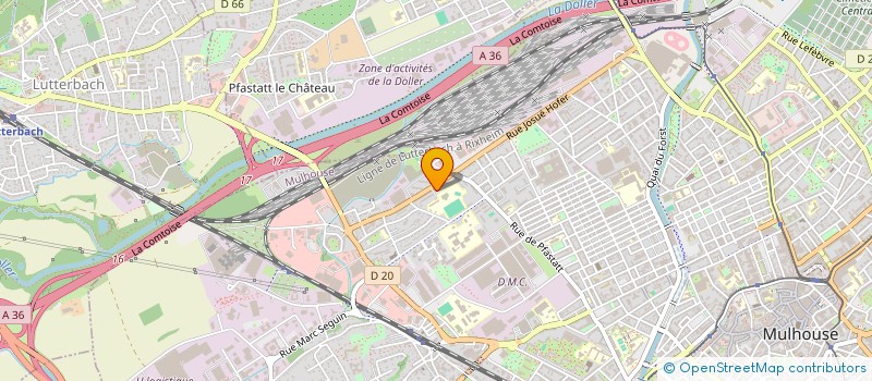 localisation de l'entreprise MADAME SARAH IMREK  MULHOUSE