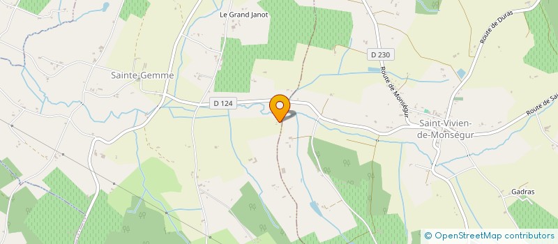 localisation de l'entreprise MADAME SARAH ISHERWOOD  COURS-DE-MONSEGUR