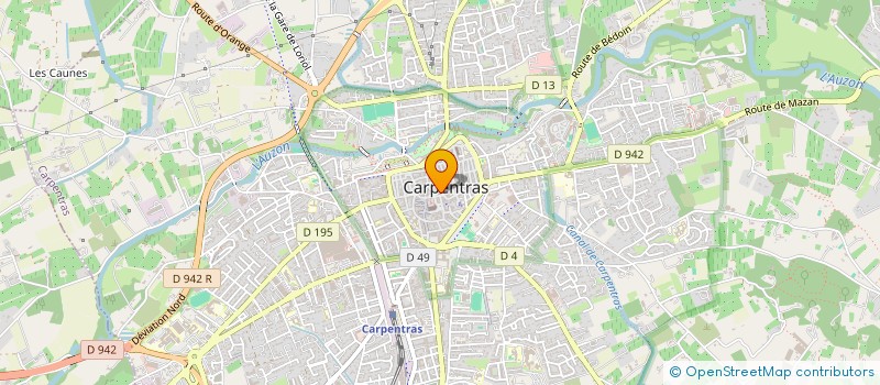 localisation de l'entreprise MADAME SARAH IZZI à CARPENTRAS