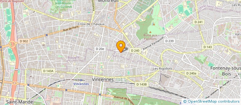 localisation de l'entreprise MADAME SARAH JACKSON à MONTREUIL