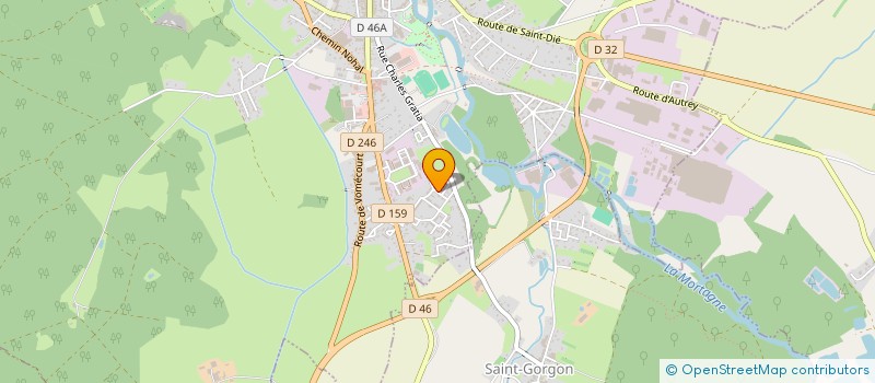 localisation de l'entreprise MADAME SARAH JACQUOT  RAMBERVILLERS