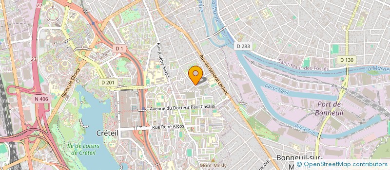 localisation de l'entreprise MADAME SARAH JADIRI  CRETEIL