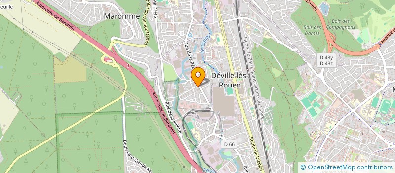 localisation de l'entreprise MADAME SARAH-JANE LE DEVEDEC  DEVILLE-LES-ROUEN